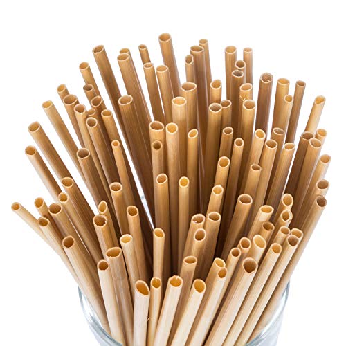 100 Stück BiO Weizen Strohhalme wiederverwendbar Umweltreundliche Trinkhalme Set – Bild 4