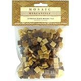Mosaic Mercantile Minimix Earthtones Mosaic Tiles, 1/2-Pound