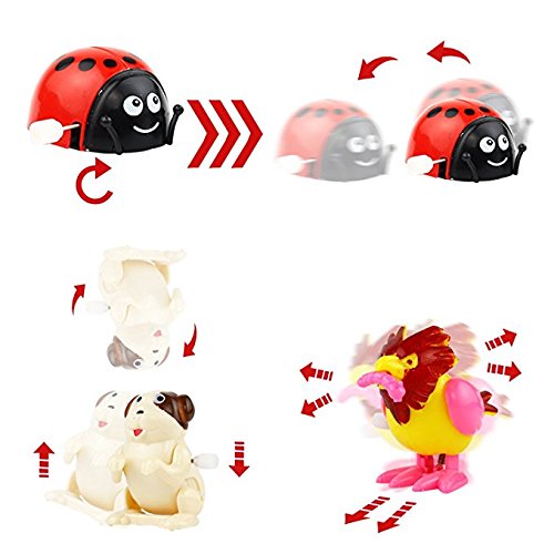 Wind-Up Toys, 24 Pack Assorted Mini Toy for Kids Party Favors, Birthday Goody Bag Filler Preschool Toy for Boys Girls Children,Gifts Giveaway Pinata Filler Carniva Prizes Classroom Incentive Reward