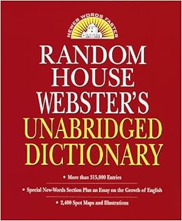 Buy Random House Webster S Unabridged Dictionary Book Online At Low Prices In India Random House Webster S Unabridged Dictionary Reviews Ratings Amazon In