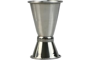 Jigger Single Double Shot Cocktail Wine Short Measure Cup Drink Bar Party 3 Size Silver Fashion Processing