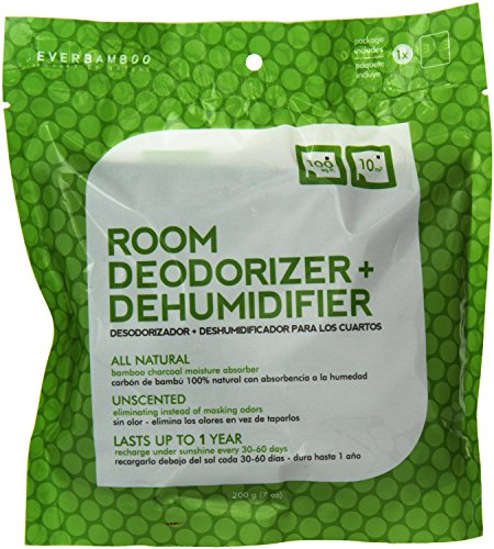 Ever Bamboo Room Deodorizer & Dehumidifier w/ Natural Bamboo Charcoal (200 g)