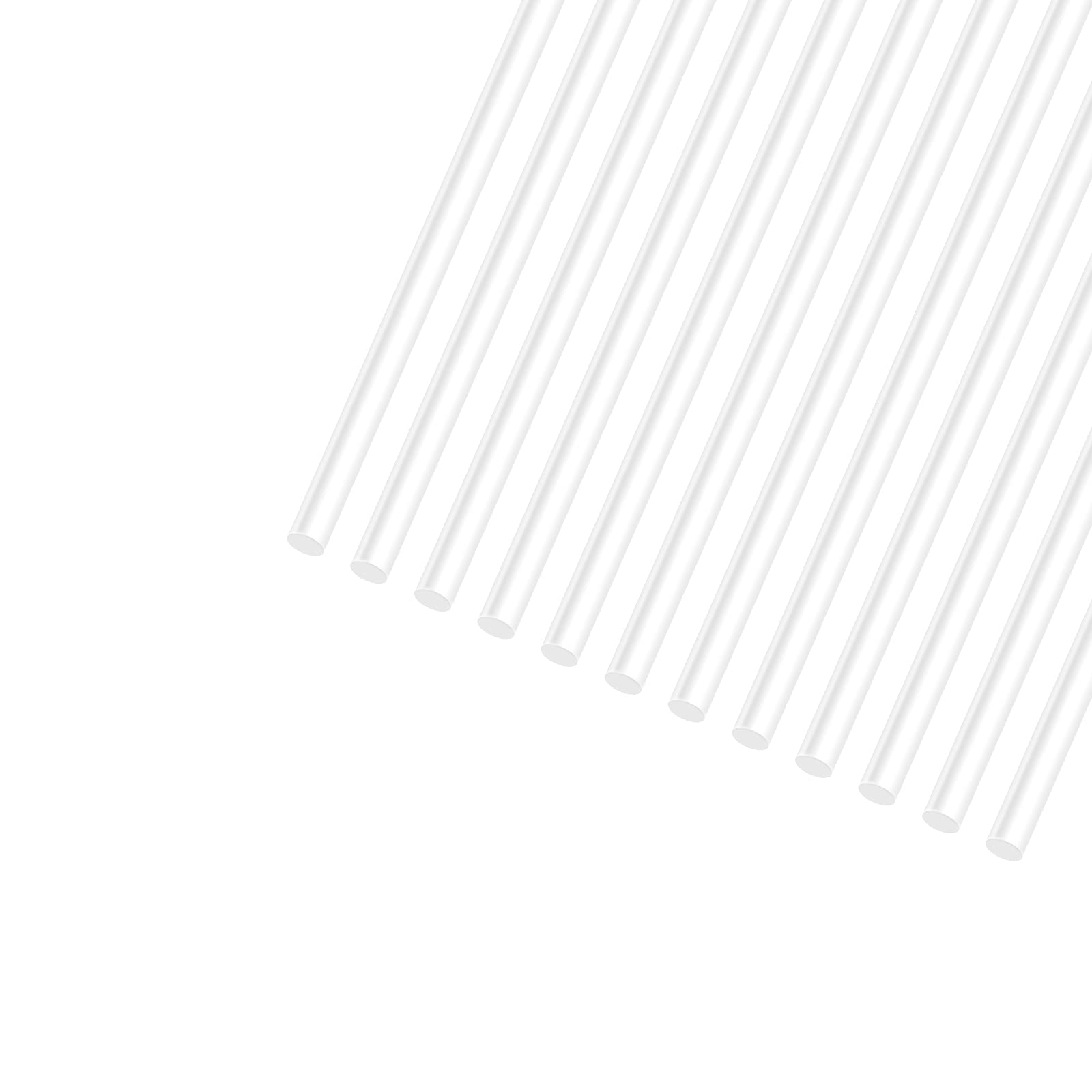 SAVITA 12pcs 12inch Acrylic Dowel Rods Round Rod Clear Plastic Sticks for DIY Projects