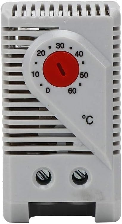 110V-250V Mechanical Thermostat Switch 0-60℃ Adjustable Compact Normally Electric Temperature Controller(1.8 x 1.7 x 1.3inch)(KTO011) - Image 5