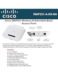 Cisco wap321 a k9 Wireless N seleccionables de correa AP