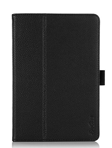 ProCase Acer Iconia A1-830 Tablet Case with bonus stylus pen - Flip Stand Folio Cover for Acer Iconia A1-830 Android Tablet (2014 released), Corner Protected, with Stand and Hand Strap (Black)