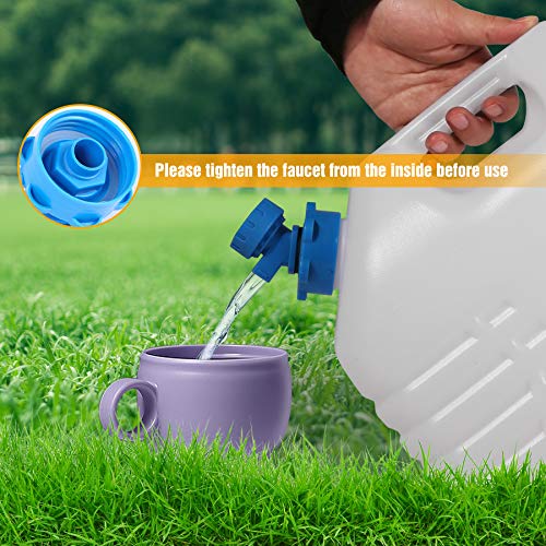 REDCAMP 2.8 Gallon Portable Water Container with Spigot, Water Storage