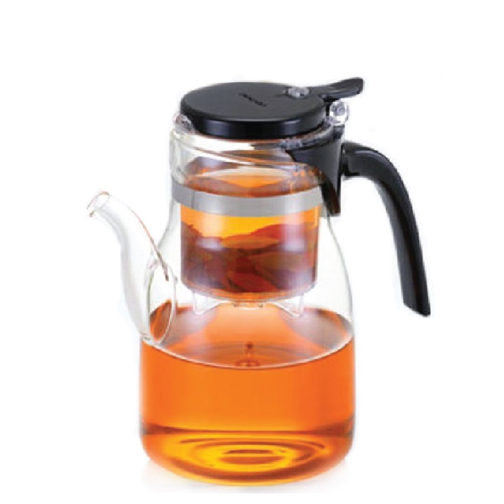 Tealyra pressART TEAPOT 30ounce Borosilicate Glass Tea Maker w