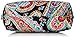 Vera Bradley Women's Cotton Large Zip Cosmetic Makeup Organizer Bag, Parisian Paisley, One Size