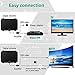 DeveSouth 60-80+Miles Ultra Indoor TV Antenna Amplifier High Reception Amplified HDTV Antenna TV Signals Digital TV Antenna for 4K VHF UHF 1080P Channels Free Gain 16ft Cable