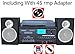 Boytone BT-28SBS, Bluetooth Classic Style Record Player Turntable with AM/FM Radio, Cassette Player, CD Player, 2 Separate Stereo Speakers, Record Vinyl, Radio, Cassette to MP3, SD Slot, USB, AUXthumb 3