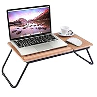 Custpromo Portable Laptop Desk iPad Desk Bed Tray Adjustable Breakfast Table with Tilting Top