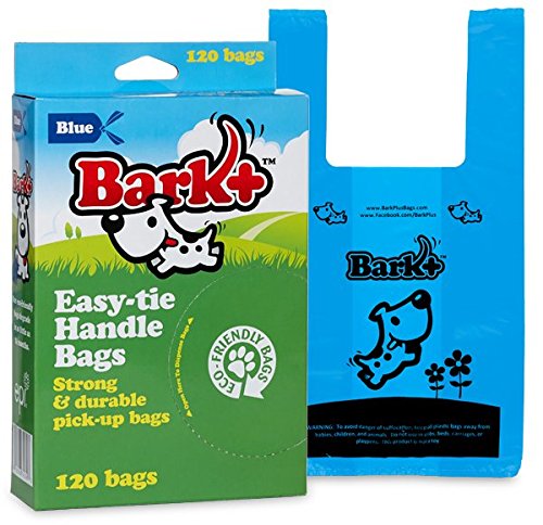 960 Count Bark+ Dog Waste Poop Bags, Unscented with Handles (Pack of 8)