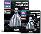 Arcadia Ceramic Reflector Clamp Lamp 140mm view 2