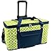 Picnic at Ascot Travel Cooler with Wheels- 64 Can Capacity- Collapsible Leakproof Cooler- Designed & Quality Approved in the USA