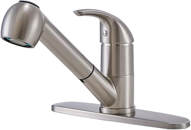 Kingo Home Commercial Lead Free Stainless Steel Single Lever