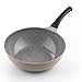 Cook N Home 12-Inch/30cm Nonstick Ceramic Deep Saute Stir Fry Pan Wok