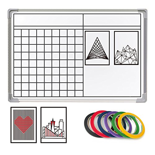 image for WSPER Colored Masking Tape 5mm Width Graphic Chart Tapes Whiteboard Gr