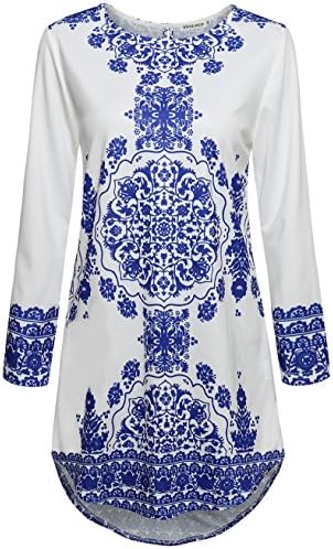 T-Shirt Dress,Vinicoco Ladies Tunic Top Dress A-Line Cocktail Vintage Dress Tunic Shirts with Belt
