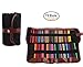 Miraclekoo 72 Canvas Colored Pencil Wrap Case Roll up Pouch Pencil Holder Organizer for School Office Art for Students Artist Hobbyist