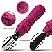 Rainlax Travel Windproof Umbrella Lightweight 10 Ribs Automatic Compact Canopy Umbrellas for Men/Women One Handed Operation