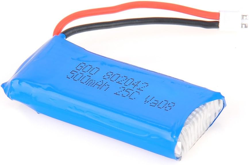 LeGow 2PCS 3.7v 500mah Lipo Battery for Hubsan X4 H107 H107l H107c H107d V252 Jxd385 RC Quadcopter Battery Drone Battery RC Spare Parts