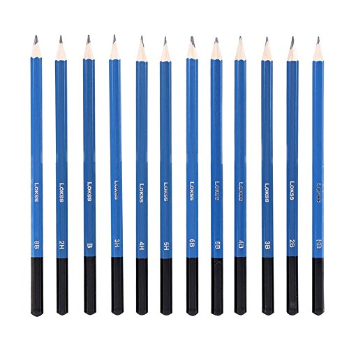 image for GLOGLOW 48PCS Art Sketching Pencils, Professional Drawing Shading Kit 