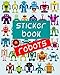 Sticker Book Robots: Blank Sticker Book, 8 x 10, 64 Pages