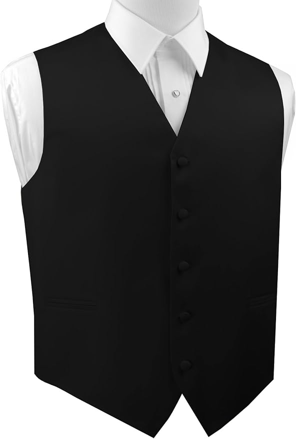 Brand Q Men's Formal, Wedding, Prom, Tuxedo Vest in Black Amazon.ca