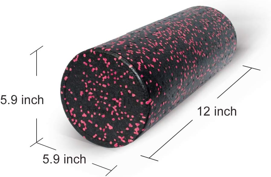 ATIVAFIT Exercise Foam Roller Speckled Colors Muscle Roller Extra Firm High Density for Physical Therapy, Deep Tissue Muscle Massage : Sports & Outdoors