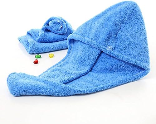 PoRuis Coral Velvet Hair Quick Drying Bath Towel Sauna Spa Tub Cap Head Wrap Shower Bath Caps