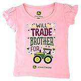 John Deere Toddler Girls Short Sleeve Tee