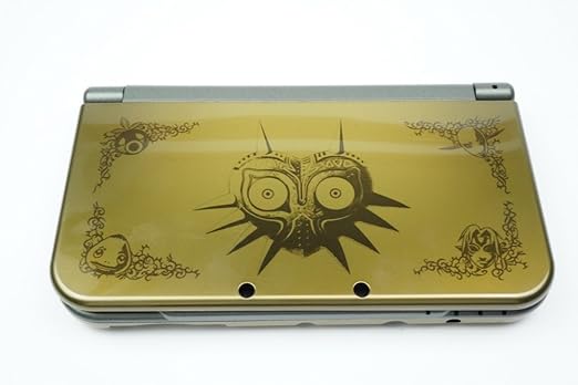 Nintendo New 3DS XL Gehäuse Gold Zelda Shell Housing Ersatzgehäuse New Gold Legend of Zelda Majora's Mask