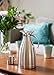 Stainless Steel Coffee Carafe - Insulated Thermal Carafe - 68 oz Thermos Pot for Coffee Tea or Hot Water - Insulated Double Walled Vacuum Dispenser with Free Bottle Brush & Milk Pitcher [3 Piece Set]