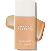 Summer Fridays Illuminating Drops - Hydrating Serum-Like Formula with Hyaluronic Acid - Dewy Summer Makeup with Skincare Benefits - Help Support a Healthy Skin Barrier (1 Fl Oz)