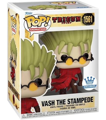 Amazon.com: Funko Pop 動畫:Trigun - VASH The Stampede 附甜甜