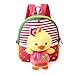 MATMO 3D Cute Cartoon Little Plush Baby Backpack Toy Bag Watermelon Red Chicken