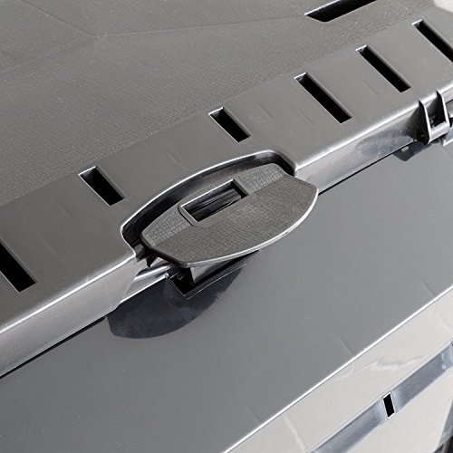 Mojawo Komposter Composter Kompostierer 380L Schwarz Top Qualität Deckel verschließbar Zwei Entnahmeklappen – Bild 4