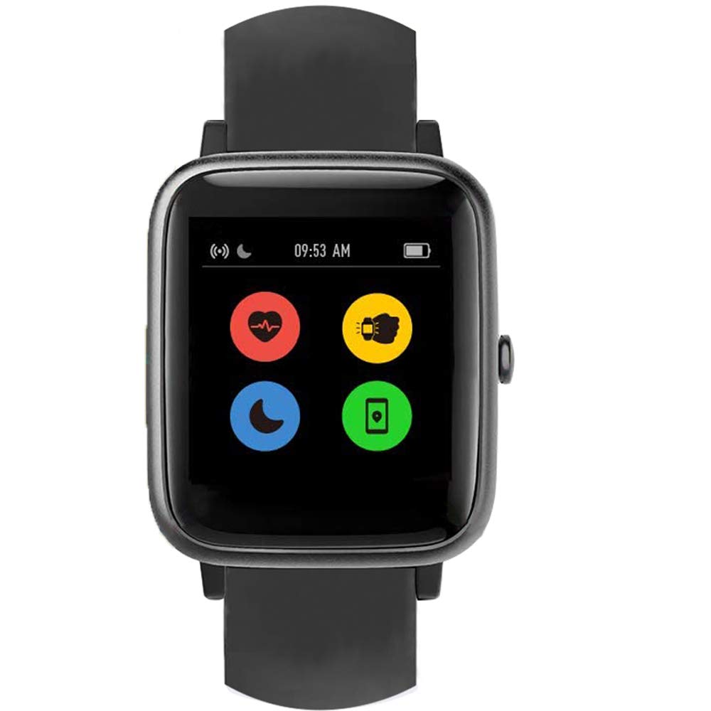 Compatiable for Ufit Band, LvBu Sport Silicone Replacement Strap for UMIDIGI Ufit Smartwatch (Black)