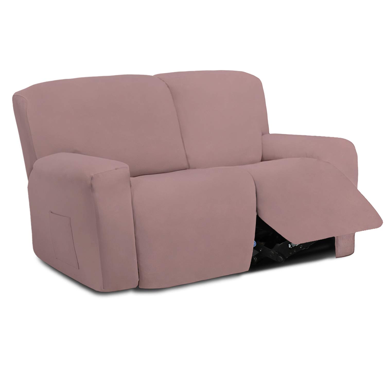 Easy-Going 6 Pieces Microfiber Stretch Sectional
