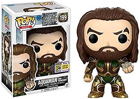 POP Movies: DC - Justice League - Aquaman with Mother Box Summer Convention Exclusive