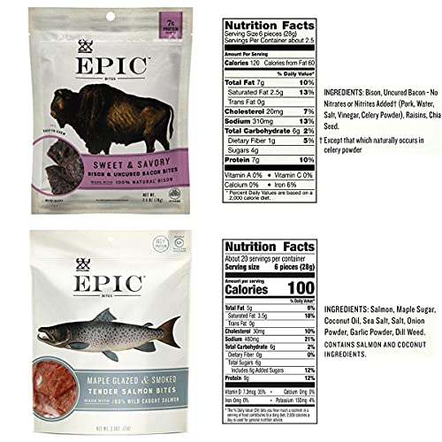 Epic Jerky, Epic Pork Rinds, Epic Bars, Epic Strips (Variety) Paleo