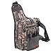 Noeby sports shoulder bag fishing piler tackle pouch crossbody messenger nylon single shoulder bag (Digital camouflage)
