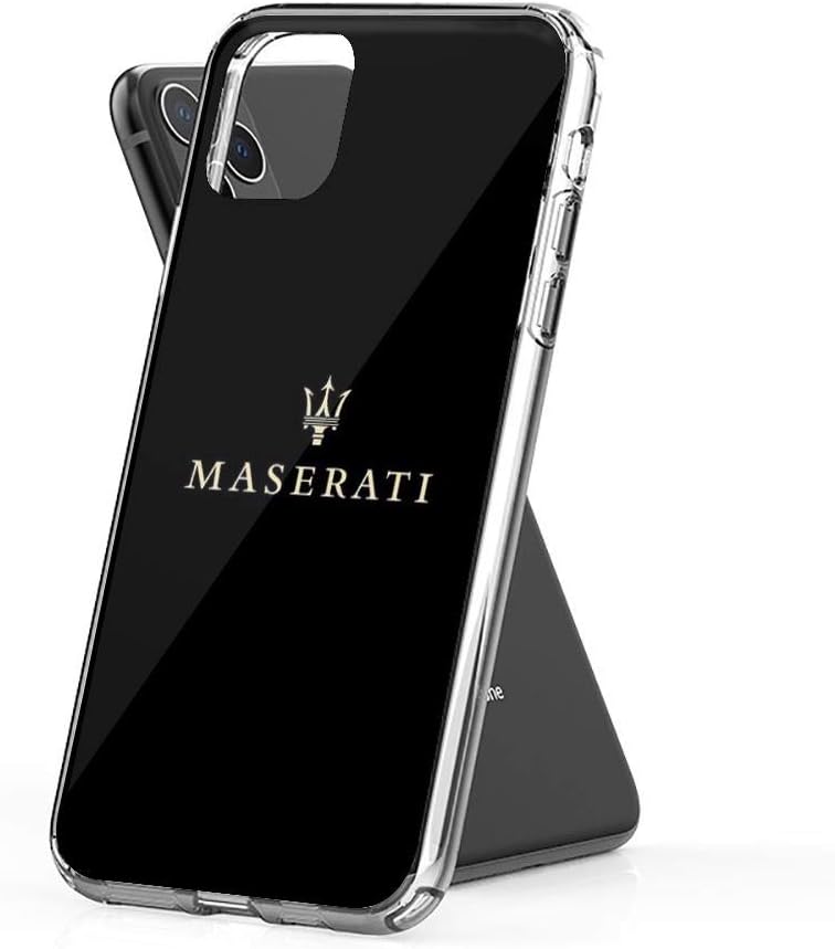nasboy Gold Maserati Case Cover Compatible for iPhone iPhone (11 Pro)