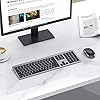 Seenda-Wireless-Keyboard-and-Mouse-Full-Size-Keyboard-and-Mouse-Set-Low-Profile-Compact-Wireless-Mouse-and-Keyboard-for-WindowsComputerPCLaptop-Space-Grey Seenda Wireless Keyboard and Mouse, Full-Size Keyboard and Mouse Set, Low Profile Compact Wireless Mouse and Keyboard…