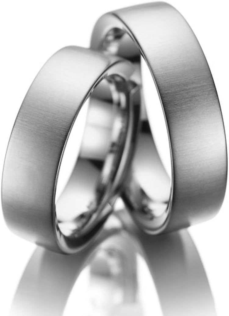 14k White Gold Matching Wedding Bands 6 Mm Jewelry