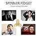 DIKE Spinner Fidget EDC ADHD Focus Toy Ultra Durable High Speed Bearings 3-8 Min Spins No noise No jitter Precision Copper material
