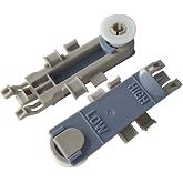 WP8561996 Dishwasher Upper Rack Wheel Adjuster, 2 PCS Replacement for Whirlpool, Maytag, KitchenAid, Magic Chef Dishwashers Top Rack Parts, Compatible with W10889280 B0050O2HIO B00JLMM1V4, ABS Plastic