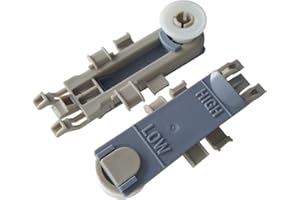 POPBEE 2 PCS WP8561996 Dishwasher Upper Rack Wheel Adjuster, Replacement W10889280 B0050O2HIO B00JLMM1V4 for Whirlpool, Maytag, KitchenAid, Magic Chef Dishwashers Top Rack Parts 8561996