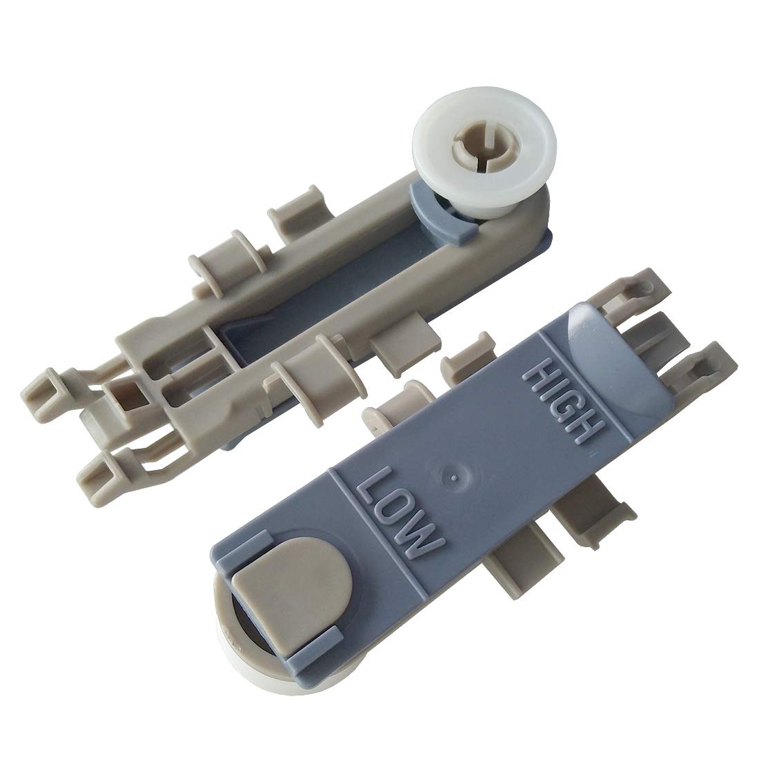 Photo 1 of 2 PCS WP8561996 Dishwasher Upper Rack Wheel Adjuster, Replacement W10889280 B0050O2HIO B00JLMM1V4 for Whirlpool, Maytag, KitchenAid, Magic Chef Dishwashers Top Rack Parts 8561996